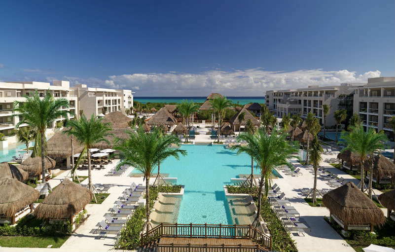 O hotel Paradisus na Riviera Maia tem um visual paradisíaco, assim como o destino