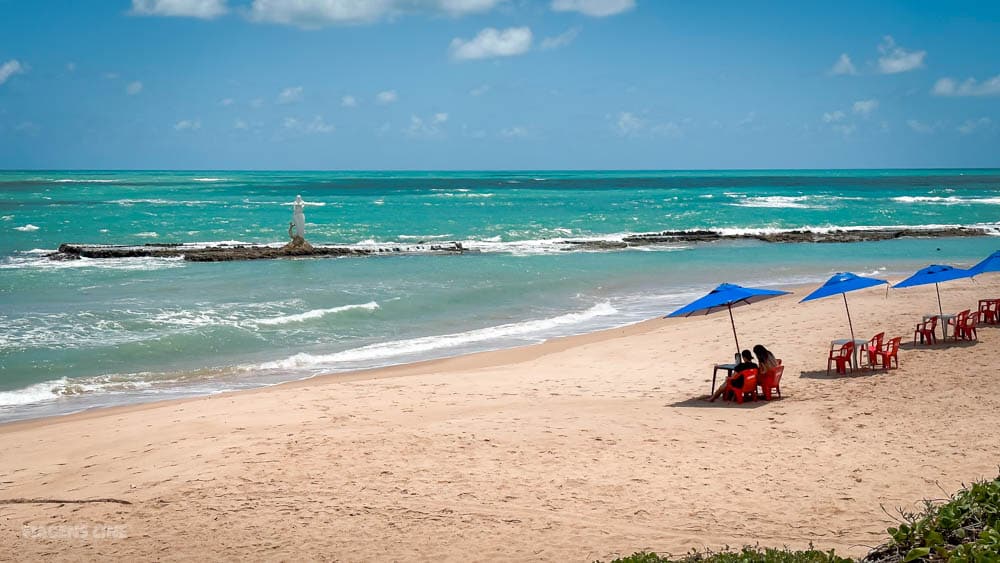 O que fazer em Maceió: Praias do Litoral Norte - Praia da Sereia