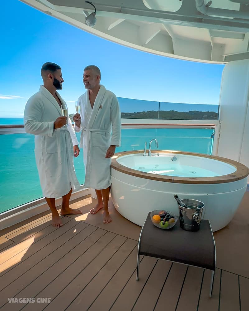 MSC Seashore: Cabine com Varanda e Hidromassagem