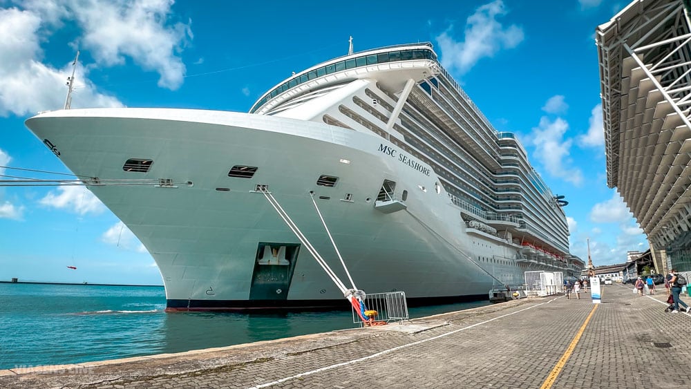 MSC Seashore: o maior navio cruzeiro no Brasil