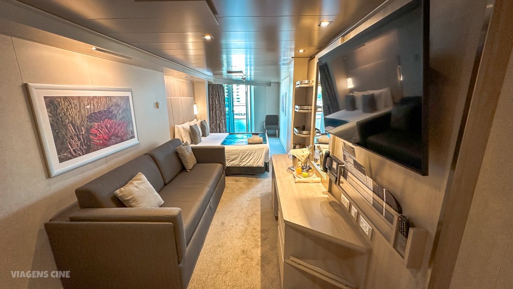 MSC Seashore: Cabine com Varanda